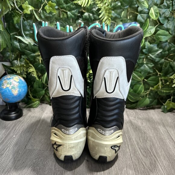 Alpinestars SMX-S Boots Black/White | Size 13.5 US / 49 EU main image 10